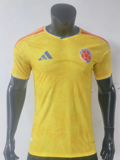 Colômbia Copa do Mundo 2026 — Camisa titular, versão jogador
